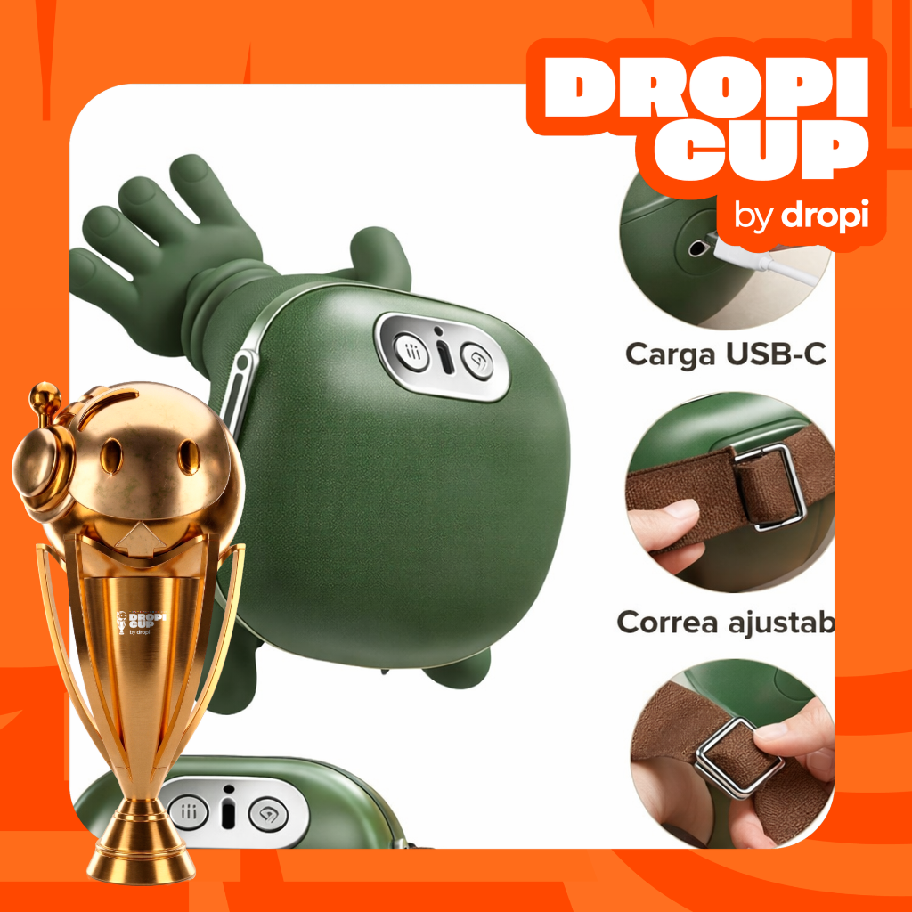 Masajeador Cuello Calor DROPI CUP